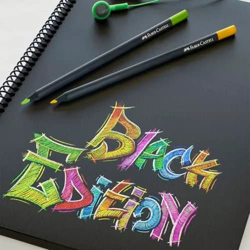 Faber-Castell Black Edition Colored Pencils 36 Count Classic Colors | Professional Quality with Soft Core Lead thumbnail 4
