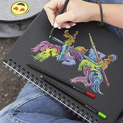 Faber-Castell Black Edition Colored Pencils 36 Count Classic Colors | Professional Quality with Soft Core Lead thumbnail 9