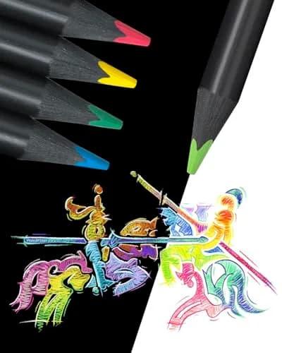 Faber-Castell Black Edition Colored Pencils 24 Count | Smooth Laydown & Ergonomic Grip thumbnail 5