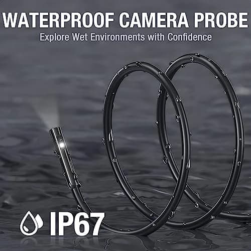 Teslong MS450 Dual Lens Inspection Camera 5m (16.5ft) | 4.5" IPS Screen, 1080P HD Dual Camera, IP67 Waterproof thumbnail 6