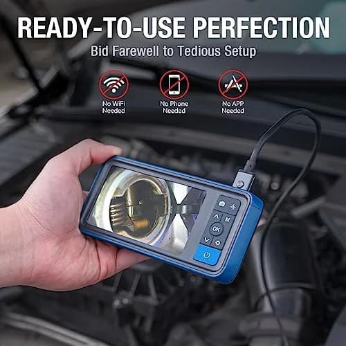 Teslong MS450 Dual Lens Inspection Camera 5m (16.5ft) | 4.5" IPS Screen, 1080P HD Dual Camera, IP67 Waterproof thumbnail 2