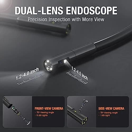 Teslong MS450 Dual Lens Inspection Camera 5m (16.5ft) | 4.5" IPS Screen, 1080P HD Dual Camera, IP67 Waterproof thumbnail 3