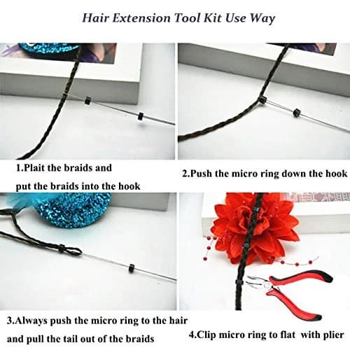 Orgrimmar Hair Extension Tool Kit Beige | Professional Hair Styling Set for Salon & Home Use thumbnail 2