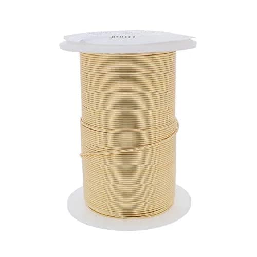 The Beadsmith Copper Jewelry Wire 20 Gauge (0.81 mm) Gold Color, 15 Yd (13.72 m) | Tarnish-Resistant Craft Wire for Jewelry Making thumbnail 2