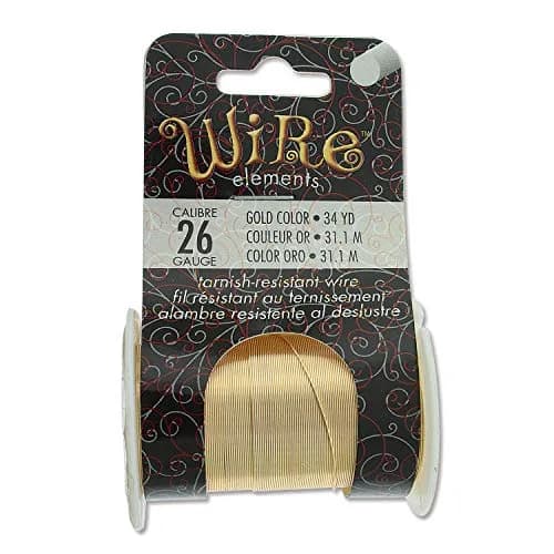 The Beadsmith Copper Jewelry Wire 26 Gauge Gold Color 31.09 meters (34 Yards) | Tarnish-Resistant for Crafts thumbnail 7