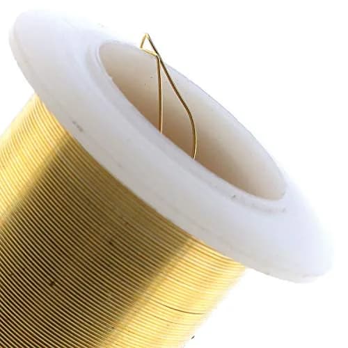The Beadsmith Copper Jewelry Wire 26 Gauge Gold Color 31.09 meters (34 Yards) | Tarnish-Resistant for Crafts thumbnail 3