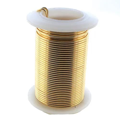 The Beadsmith 16 Gauge Copper Jewelry Wire Gold 8 Yd (7.32 m) | Tarnish-Resistant for Crafts thumbnail 2