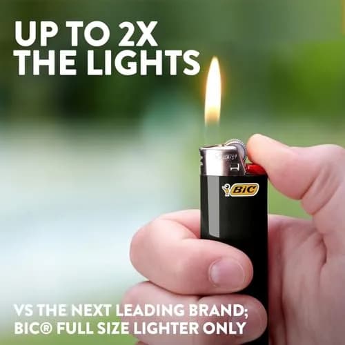 BIC Maxi Pocket Lighter Special Edition Marble Collection 8 Pack | Unique Marble Designs, Reliable & Stylish thumbnail 5