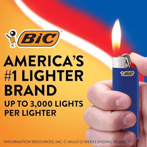 BIC Maxi Pocket Lighter Special Edition Marble Collection 8 Pack | Unique Marble Designs, Reliable & Stylish thumbnail 7