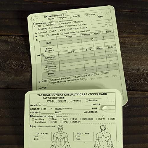 Rite in the Rain All-Weather Combat Card 6" x 5" | Weatherproof Tactical Casualty Care Card thumbnail 5