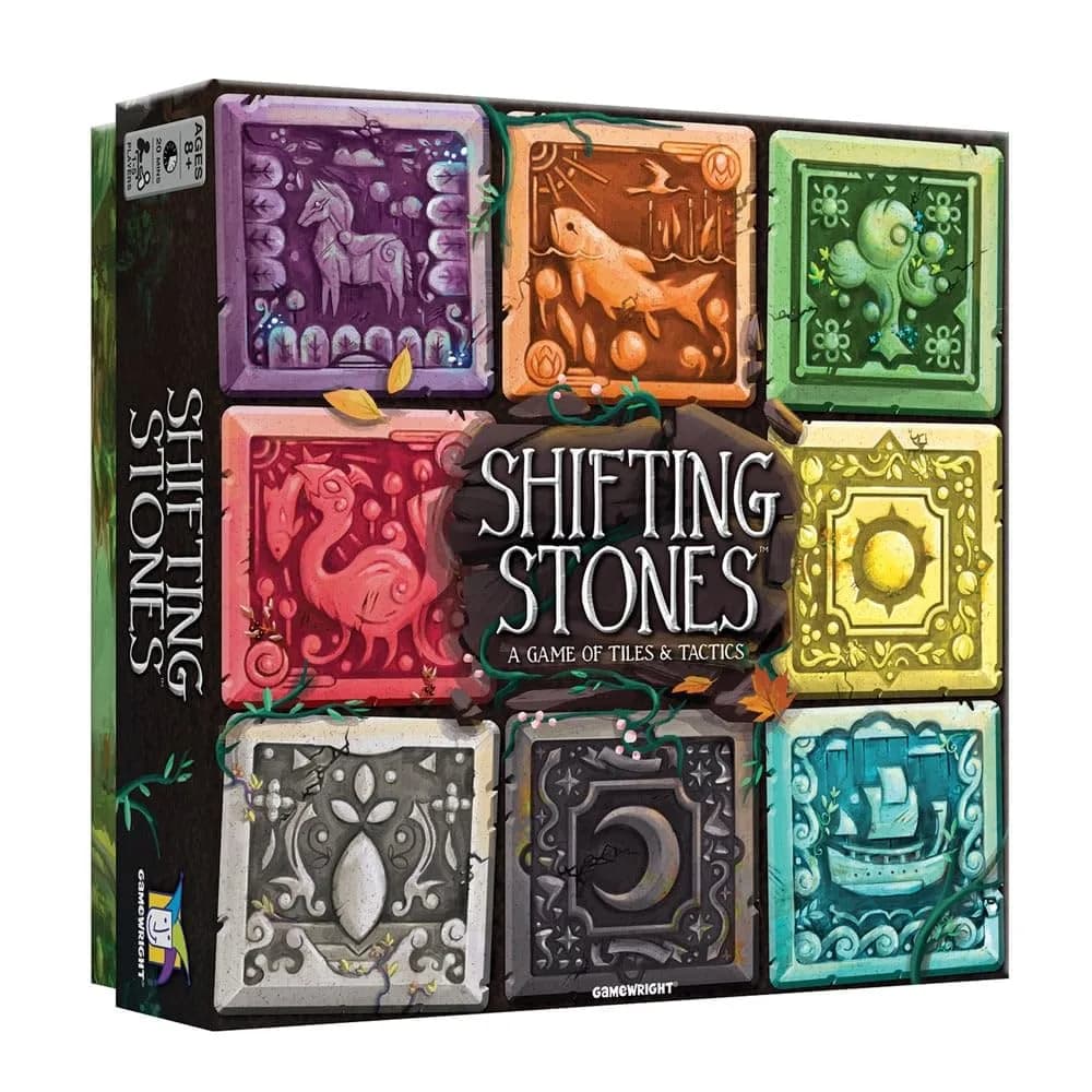 Gamewright Shifting Stones – Family Strategy Game of Tiles, Cards, and Tactics, 8+ | Visual Decision-Making Family Board Game - main product image