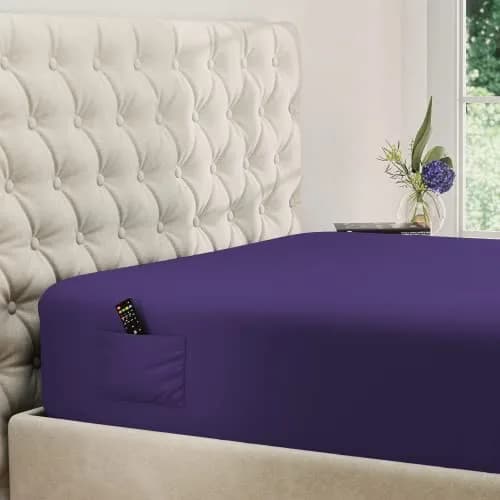 DREAMCARE Fitted Sheet Queen Size Deep Pocket 60 x 80 inches | Wrinkle-Resistant Microfiber, Hotel Luxury (70-120 chars) thumbnail 1