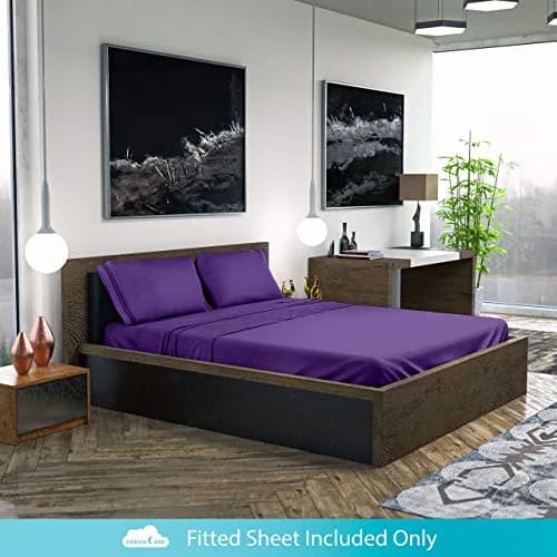 DREAMCARE Fitted Sheet Queen Size Deep Pocket 60 x 80 inches | Wrinkle-Resistant Microfiber, Hotel Luxury (70-120 chars) thumbnail 7