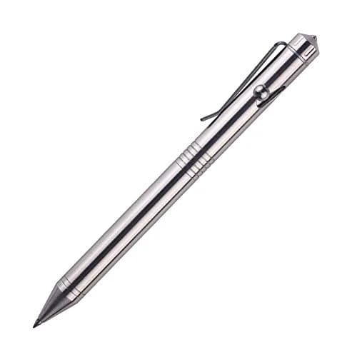 SMOOTHERPRO Stainless Steel Bolt Action Pen with Pilot G2 Refill | Heavy Duty EDC Writing Tool thumbnail 1
