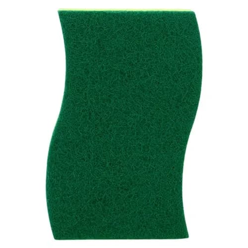 AIDEA Heavy Duty Cleaning Sponges (12 Count, Green) | Natural Biodegradable Scrubbing Power - main product image