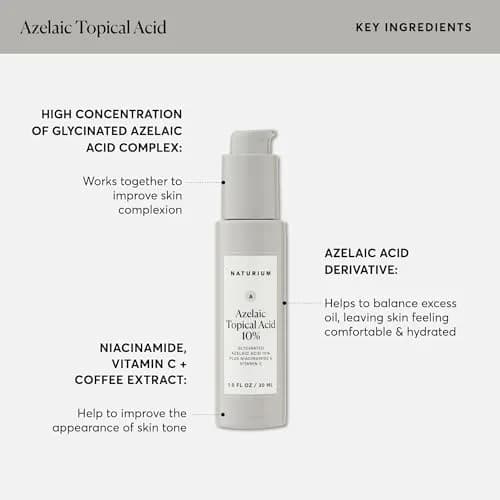 Naturium Azelaic Topical Acid 10% Serum 30ml (1 oz) | Reduces Redness & Improves Skin Tone thumbnail 6