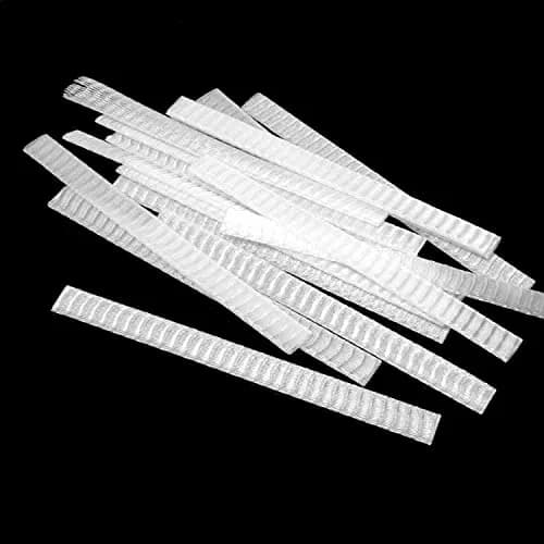 Honbay White 100PCS Makeup Brush Protector Mesh Covers | Expandable & Reusable thumbnail 6