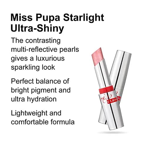 Pupa Milano Miss Pupa Milano Starlight Ultra-Shiny Lipstick 0.88 Oz | Semi-Transparent Radiance thumbnail 2