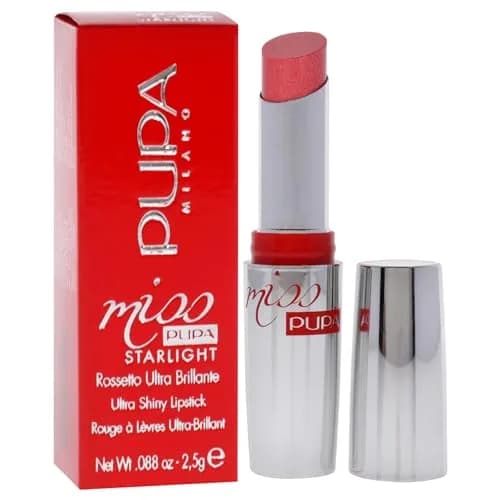 Pupa Milano Miss Pupa Starlight Lipstick 0.88 oz | Ultra-Shiny, Micro Pearl Radiance, Semi-Transparent, Glossy Finish thumbnail 3