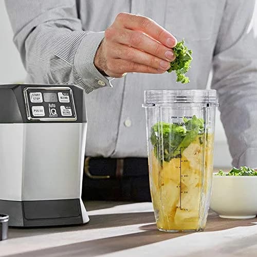 WWjiuyue 24oz Blender Cups with Sip & Seal Lids, 2-Pack | Compatible with Ninja Auto IQ Series BL480 BL481 BL482 BL490 BL640 BL680 BL450 thumbnail 6