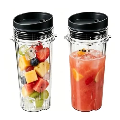 GahsElec Blender Cups Fit for Ninja, Replacement Parts 16oz | BPA Free & Dishwasher Safe thumbnail 6