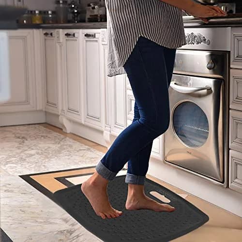 ergohead Anti Fatigue Kitchen Floor Mat Comfort Standing Mat, 17" x 22" | Relieves Fatigue & Supports Feet thumbnail 8