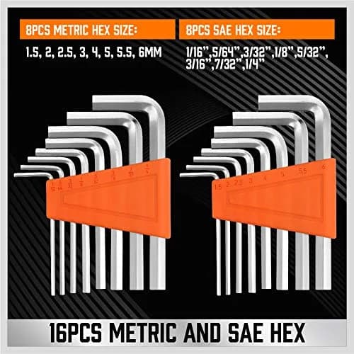 SEDY 124-Piece Magnetic Screwdriver Set with Plastic Racking | Versatile DIY Tools for Men thumbnail 6