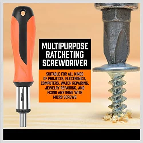 SEDY 124-Piece Magnetic Screwdriver Set with Plastic Racking | Versatile DIY Tools for Men thumbnail 7