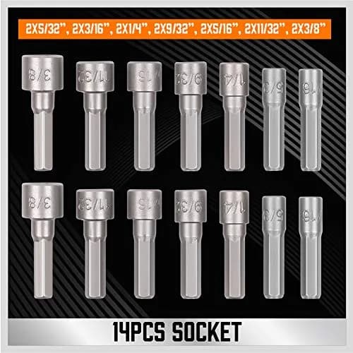 SEDY 124-Piece Magnetic Screwdriver Set with Plastic Racking | Versatile DIY Tools for Men thumbnail 8
