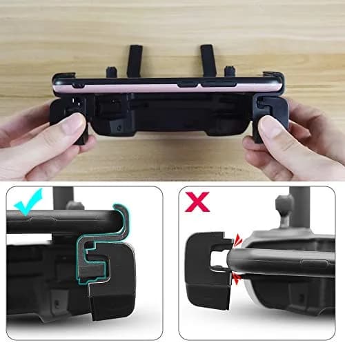 HeiyRC Phone Mount Clip for DJI Mavic Series Remote Control 8-12mm Thickness | Lightweight Accessory thumbnail 3