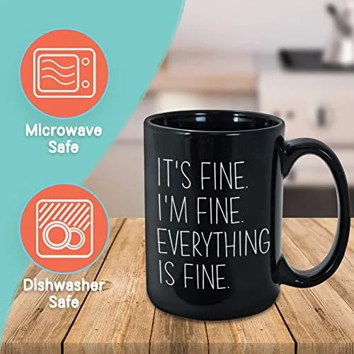 Bubble Hugs Mom Coffee Mug 15 oz Black | Funny Witty Sarcasm Humor Mother Women thumbnail 2