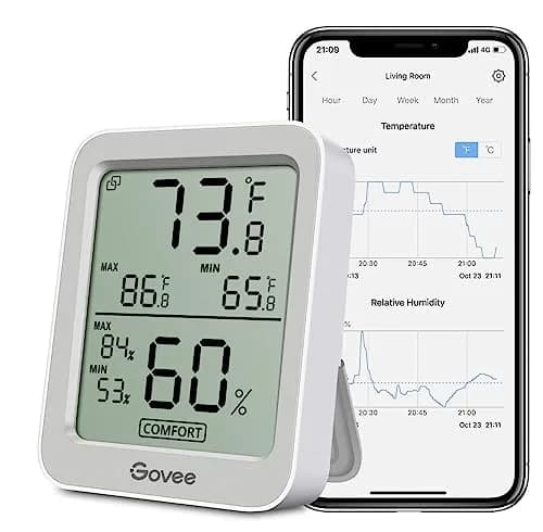 Govee H5075 Bluetooth Hygrometer Thermometer | Accurate Temp & Humidity Monitoring thumbnail 1