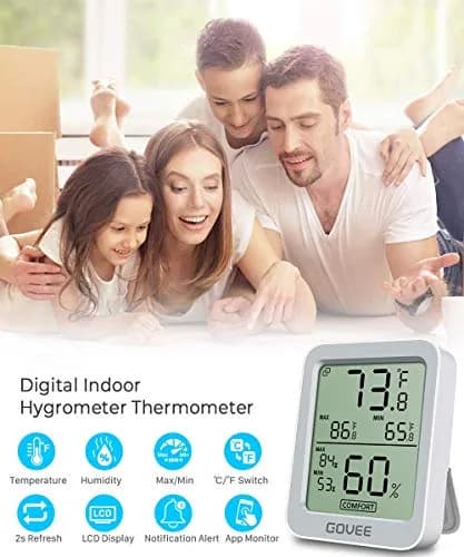 Govee H5075 Bluetooth Hygrometer Thermometer | Accurate Temp & Humidity Monitoring thumbnail 2