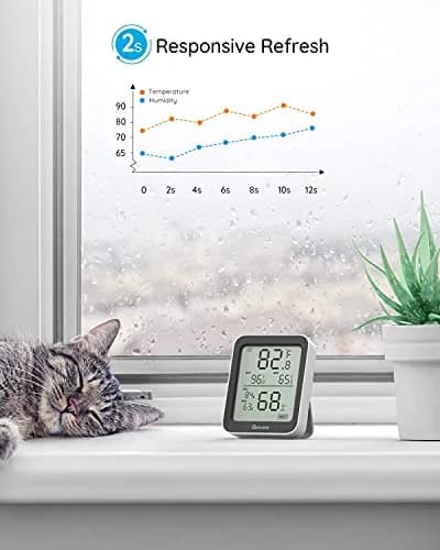 Govee Indoor Hygrometer Thermometer 2 Pack H5075 | Bluetooth App Control & Real-time Monitoring thumbnail 6
