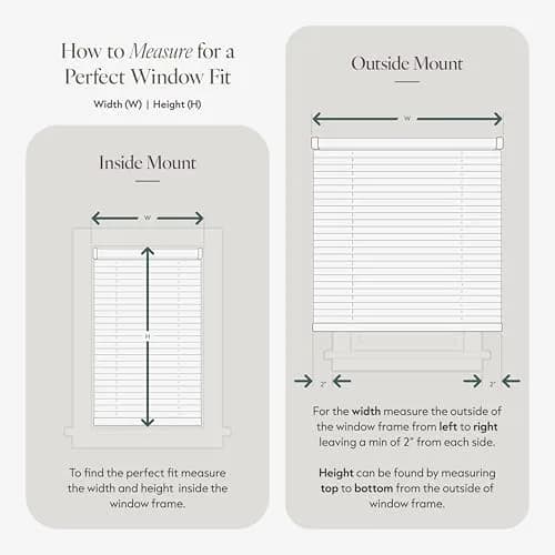 CHICOLOGY Cordless Mini Blinds 106cm x 152cm (42"W x 60"H) | White Vinyl Light Filtering to Room Darkening thumbnail 4
