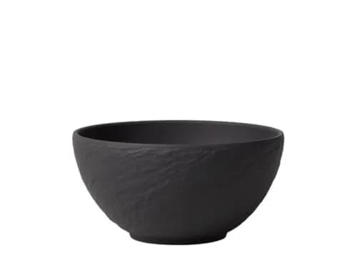 Villeroy & Boch Manufacture Rock, Modern Bowl for Finger Food and Dips | Premium Porcelain, Dishwasher Safe, Black thumbnail 1