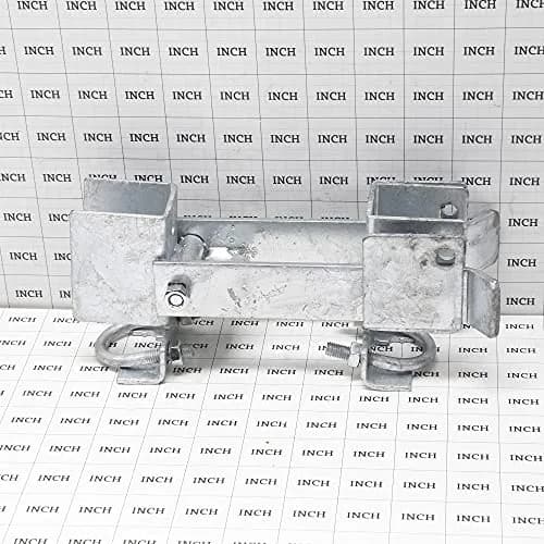 Plum Fittings Chain Link Fence Double Gate Latch 1 3/8" | Heavy-Duty Rust-Resistant Gate Lock thumbnail 2