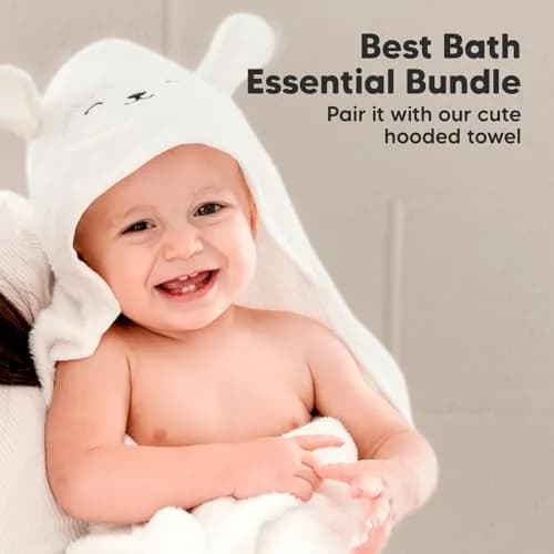 KeaBabies Baby Washcloths 10x10 in Cool Gray | Ultra-Soft Bamboo, Reusable & Absorbent for Gentle Baby Care thumbnail 9