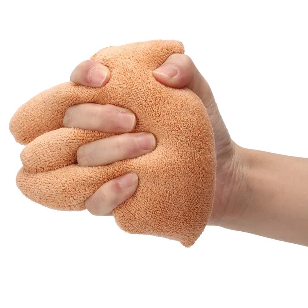 Dioche Finger Separator Cone with Elastic Band, Hand & Finger Aid for Contracture, 10cm (3.9in) Orange | Prevents Adhesion & Ulceration — orange