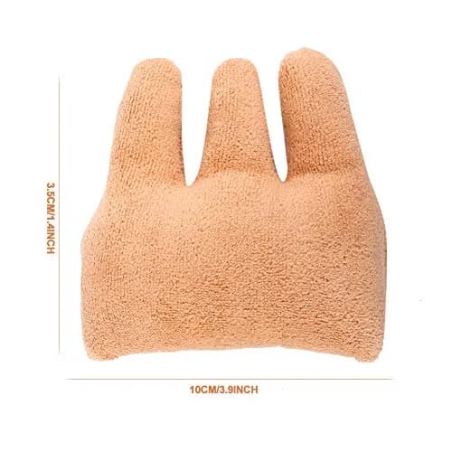 Dioche Finger Separator Cone with Elastic Band, Hand & Finger Aid for Contracture, 10cm (3.9in) Orange | Prevents Adhesion & Ulceration thumbnail 8