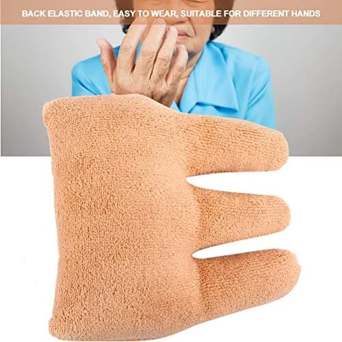 Dioche Finger Separator Cone with Elastic Band, Hand & Finger Aid for Contracture, 10cm (3.9in) Orange | Prevents Adhesion & Ulceration thumbnail 3