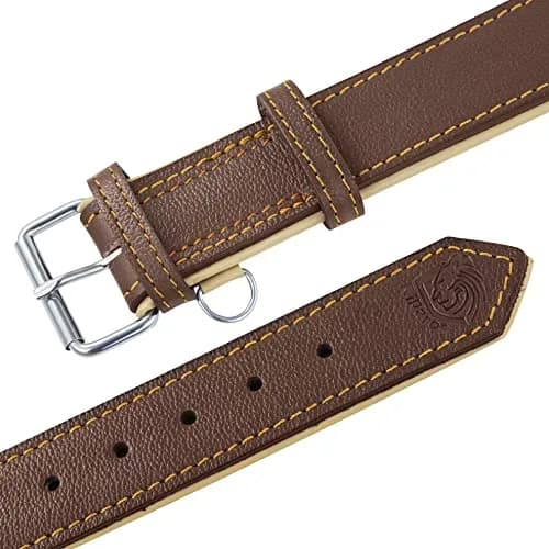 Riparo Heavy Duty Leather Dog Collar XXL 24-29" | Adjustable & Stylish thumbnail 7