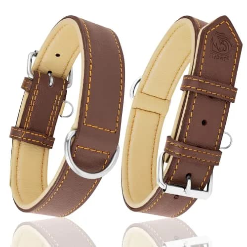 Riparo Heavy Duty Leather Dog Collar XXL 24-29" | Adjustable & Stylish thumbnail 8