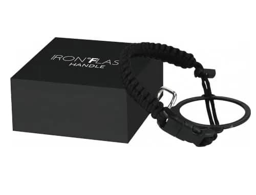 IRON °FLASK Paracord Handle for Wide Mouth Water Bottles with Survival Tools - Bubble Gum thumbnail 3
