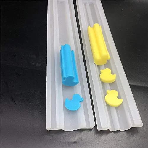 MoldFun Little Rubber Duck Shaped Long Tube Silicone Mold | Handmade Candle Mold Embed Soap Making Supplies thumbnail 4