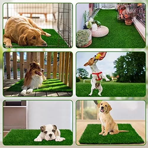 PICK FOR LIFE Reusable Dog Potty Training Grass Pad 80cm x 100cm (31.5in x 39.3in) | Fast-Drain, Easy-Clean Artificial Turf thumbnail 6