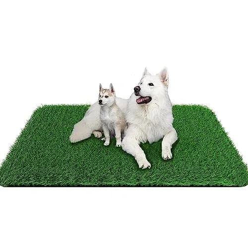 PICK FOR LIFE Reusable Dog Potty Training Grass Pad 80cm x 100cm (31.5in x 39.3in) | Fast-Drain, Easy-Clean Artificial Turf thumbnail 1