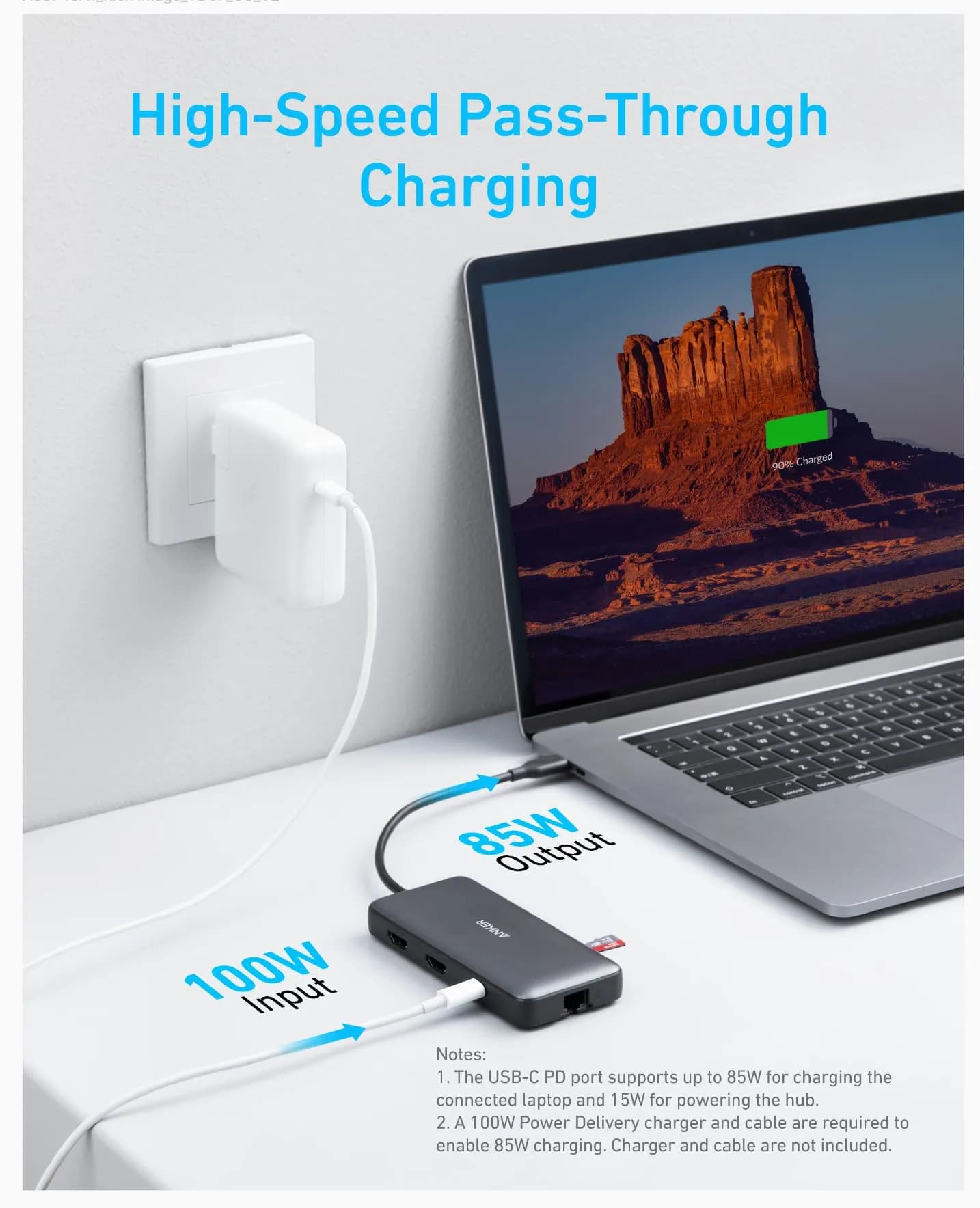 Anker 8-in-1 USB C Hub Dual Monitor Docking Station 4K HDMI | Expands Laptop Connectivity - view 6