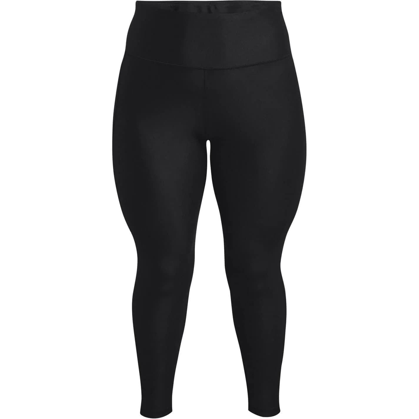 Under Armour Women's Tech High Rise Leggings Black LG | Moisture-Wicking & 4-Way Stretch