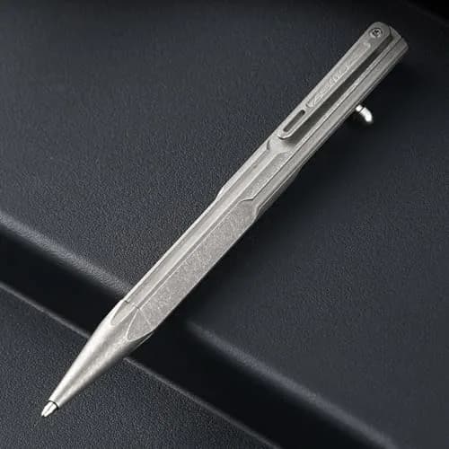 Hamans Bolt Action Pen Titanium Ballpoint Pen 120mm | Compact, Refillable, Multicolored thumbnail 9